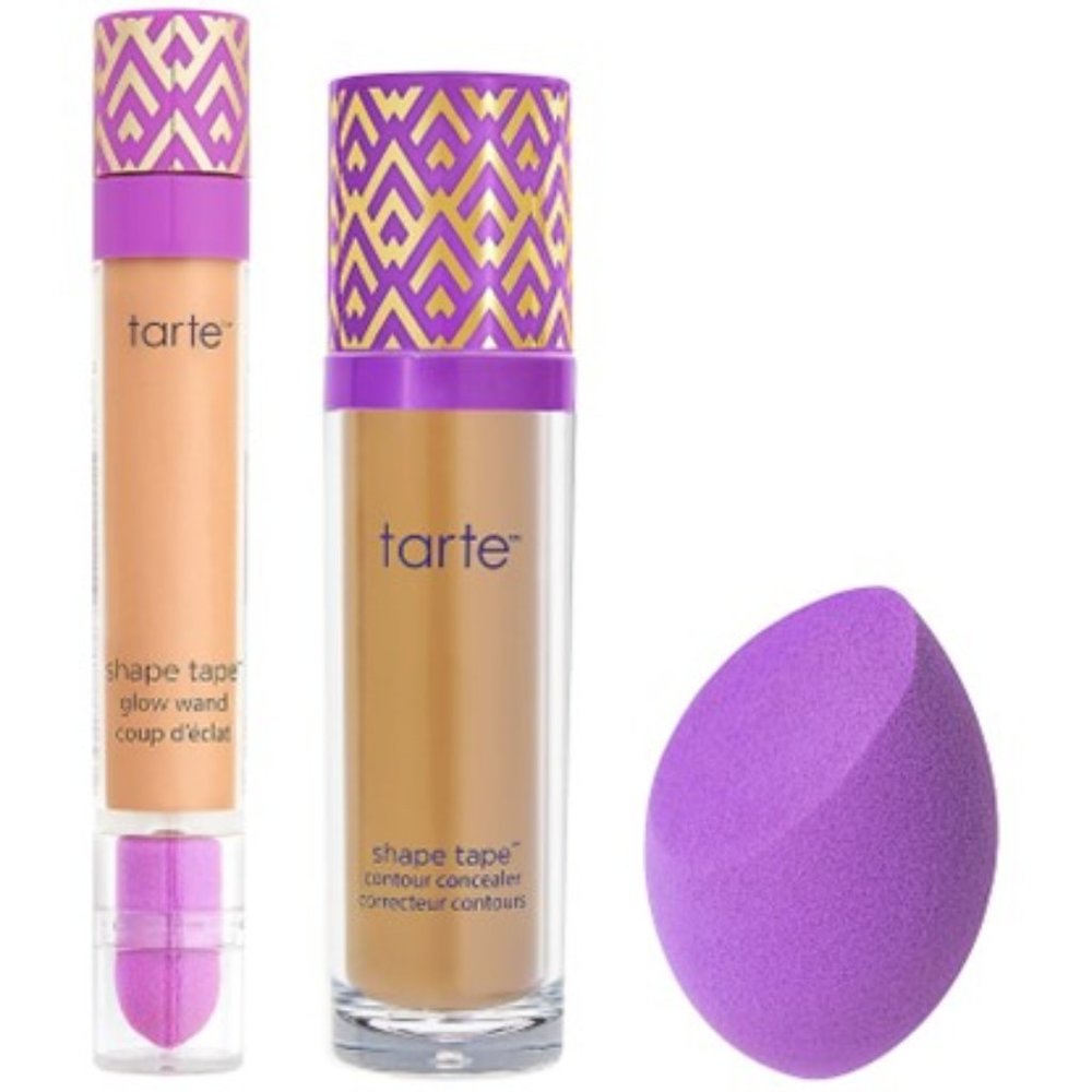 TARTE Super Size Shape Tape Light and Lifted 3 Piece Collection NIB